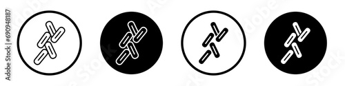 Yeast icon set. bacteria fermentation vector symbol. infection microbes sign in black filled and outlined style. photo