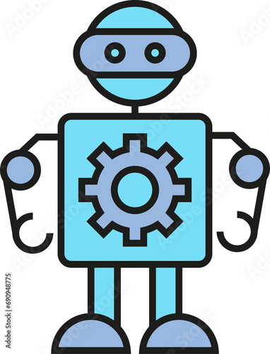 Cartoon Robot Avatar
