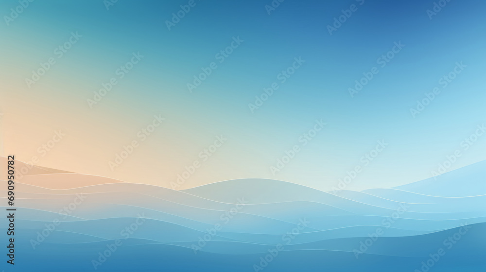 Beige and blue abstract wave, background or pattern, creative design template