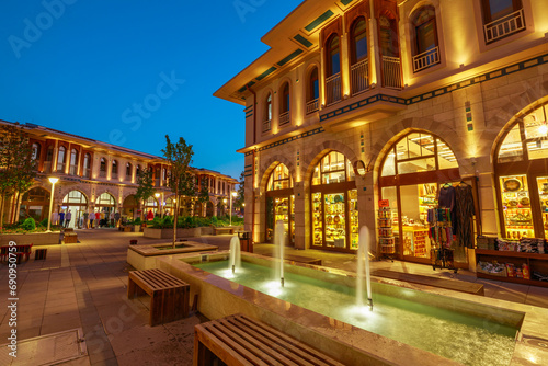 In the heart of Turkey  Konya city sparkles under the moonlight  its ancient landmarks and modern avenues aglow. Konya s nocturnal charm is a blend of tradition and modernity and captivating ambiance