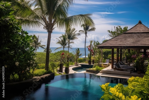 Bali Club Villas in Balinese Style, Luxury Holiday, Vacation in Jungle, Balinese Landscape, Bali Hotel © artemstepanov