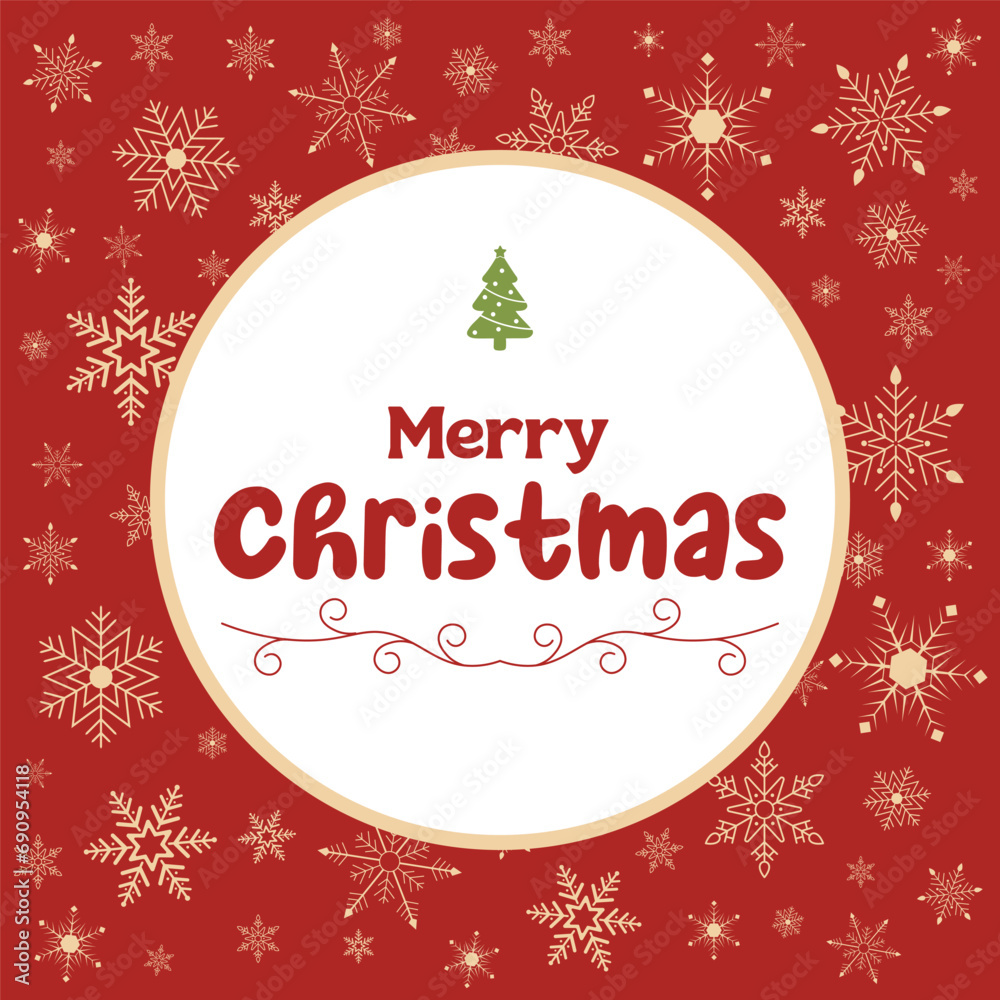 Merry Christmas Social Media post banner