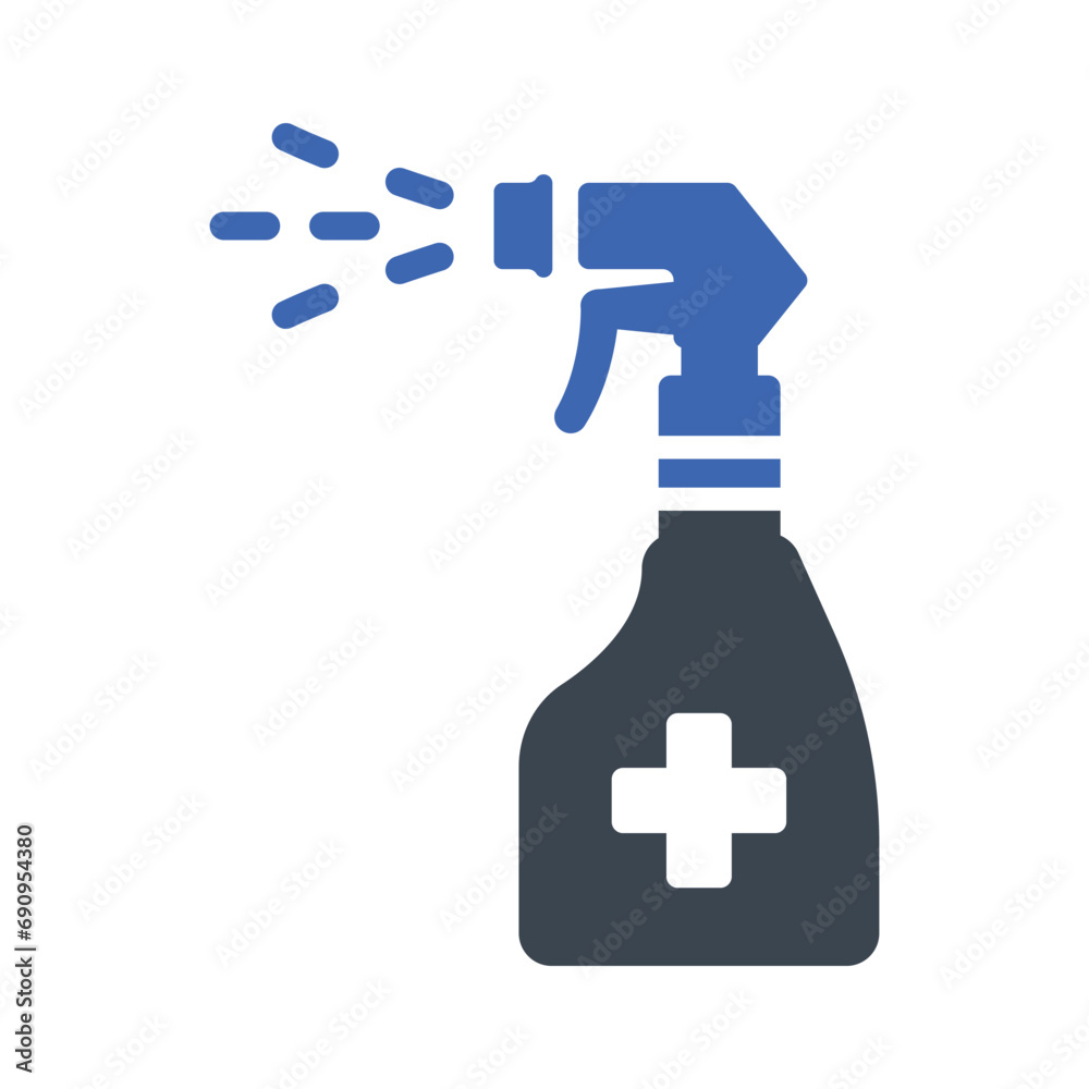 Antibacterial Spray Icon Antibacterial Spray Icon