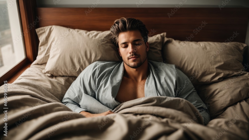 man sleeping on sofa man sleeping on sofa