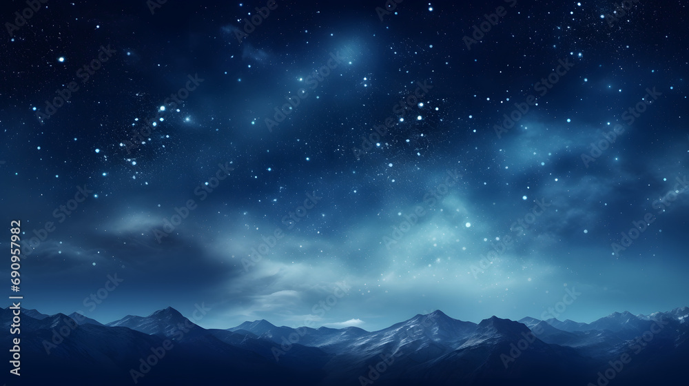 Stars in the night sky 