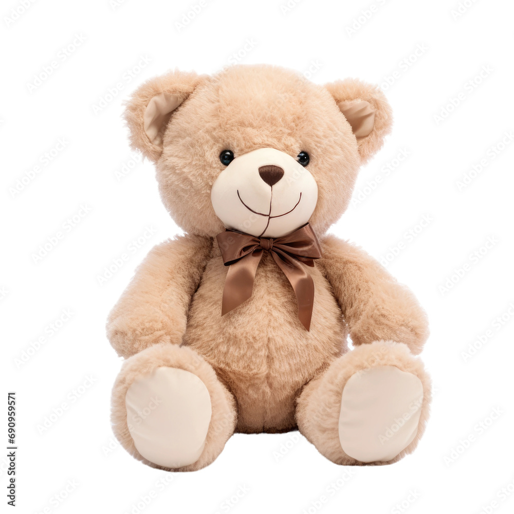 Classic Teddy Bear, Soft Toy, Clear Background Classic Teddy Bear, Soft Toy, Clear Background
