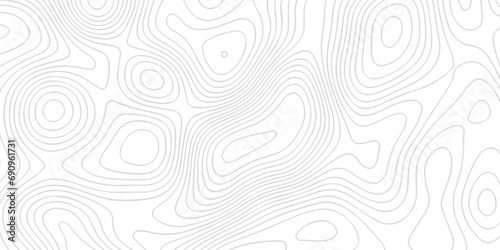 Abstract pattern with lines. Abstract sea map geographic contour map and topographic contours map background. Abstract white pattern topography vector background. Topographic line map background.