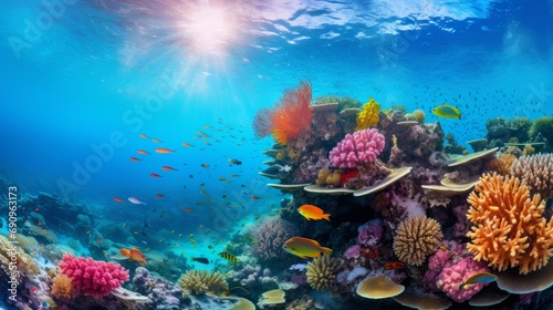 Home to kaleidoscopic-colored coral reefs and an abundance of diverse marine life © Emil