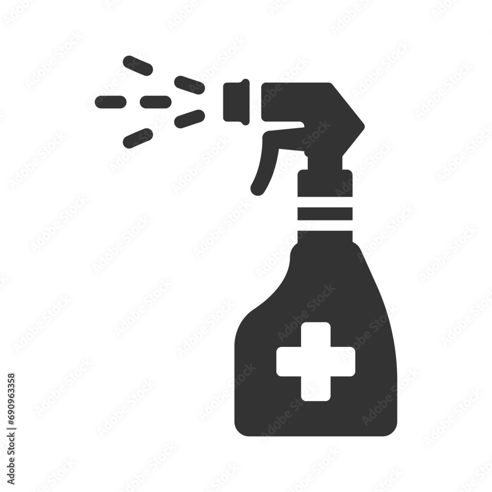 Obraz premium Antibacterial Spray Icon