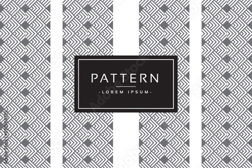 seamless line pattern tribal vector background