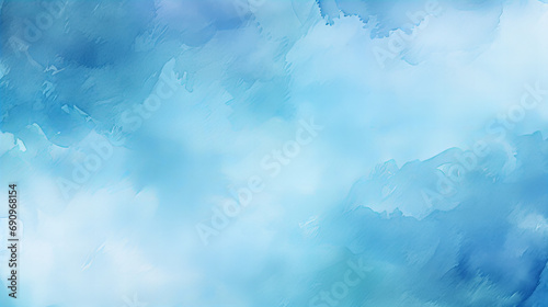 blue and white abstract watercolor background banner