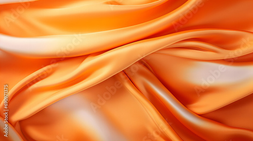 A light orange background, abstract satin fabric, luxury fabric design