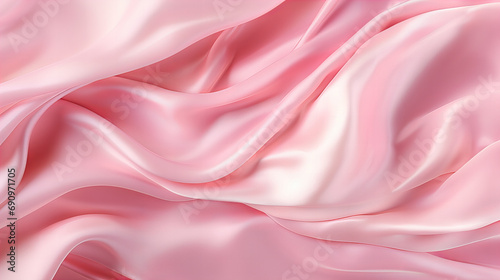A light pink background, abstract satin fabric, luxury fabric design