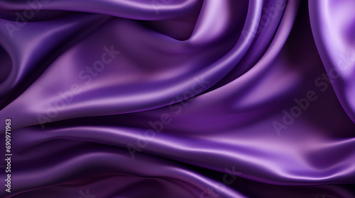 A close up of a light purple abstract satin fabric, luxury fabric background design