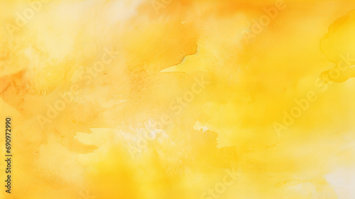 A abstract yellow and orange watercolor background, design