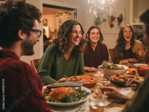 A Person's First Time Hosting A Major Family Event Like Thanksgiving photo