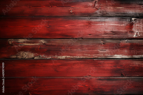 Timeber red wooden vintage texture and background copy space, ai generative photo