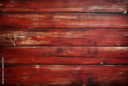 Timeber red wooden vintage texture and background copy space, ai generative photo