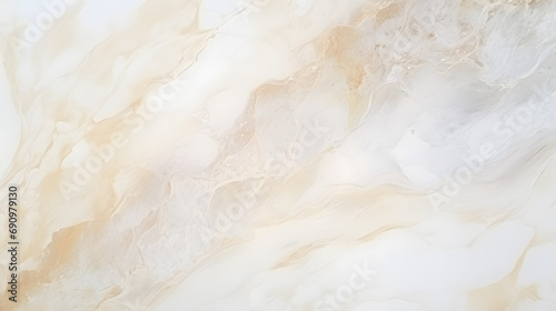 Texture of light cream paper for watercolor and artwork, gentle background marble texture. Generative AI. photo