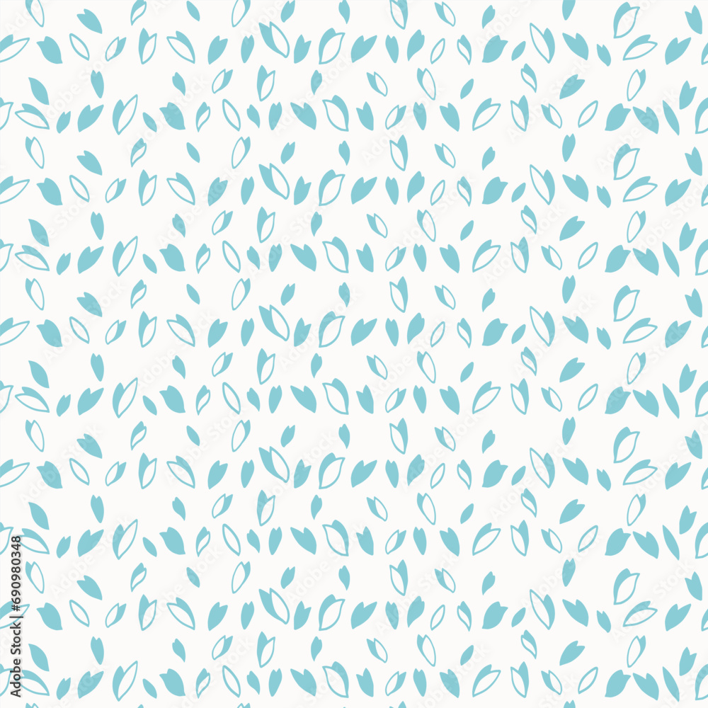 Seamless pattern with striped in polka dot on a light background. Abstract lines, drops, spots, dots, shapes print. Vector hand drawn sketch. Design ornament for fashion, textile, fabric, wallpaper