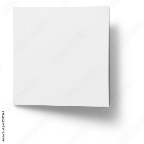 Square Folded Invitation Card With Envelope Transparent