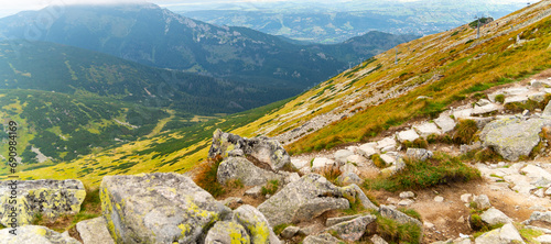 Fototapeta Naklejka Na Ścianę i Meble -  mountain view panorama landscape Poland Zakopane