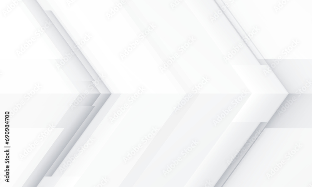 Abstract white and grey arrows futuristic technology background concept high-speed movement. Dynamic motion hi tech digital arrows and stripes. 3D vector illustration Abstract white and grey arrows futuristic technology background concept high-speed movement. Dynamic motion hi tech digital arrows and stripes. 3D vector illustration