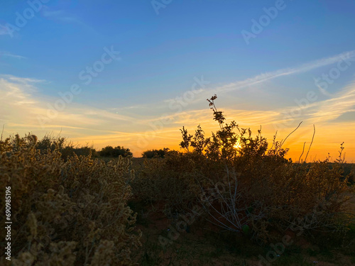 Sunset scene at Nafud Al-Bandariya Al-Qassim, Saudi Arabia
 photo