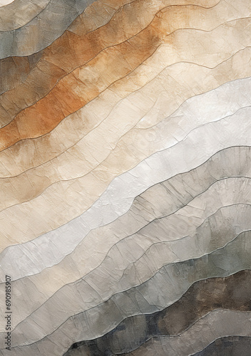 Earth tones abstract art 