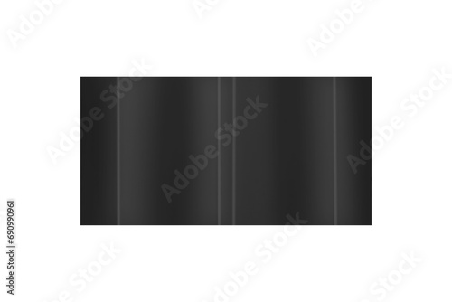 Blank unfolded open dust jacket or dust wrapper Mock up with clipping path isolated on white background. Ready for design magazine or book dust jacket. 3d illustration.