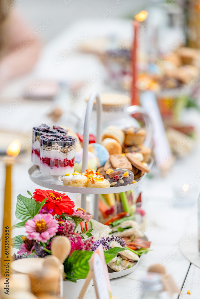 Naklejka premium tea party