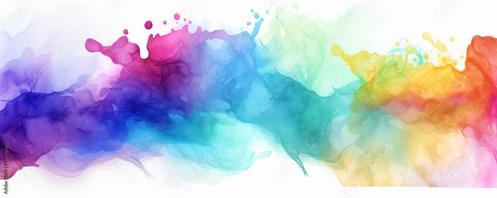 Abstract creative rainbow color background