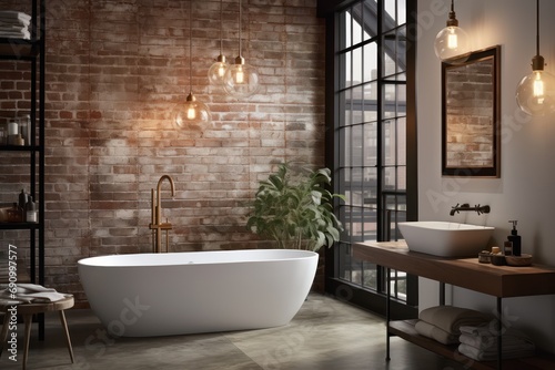 Achieve an urban oasis with a freestanding bathtub