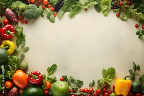healthy food advertisement background 