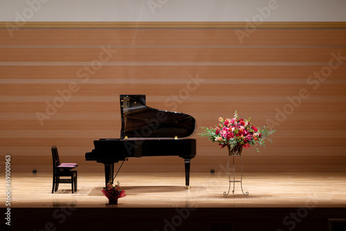 ピアノ発表会のステージ