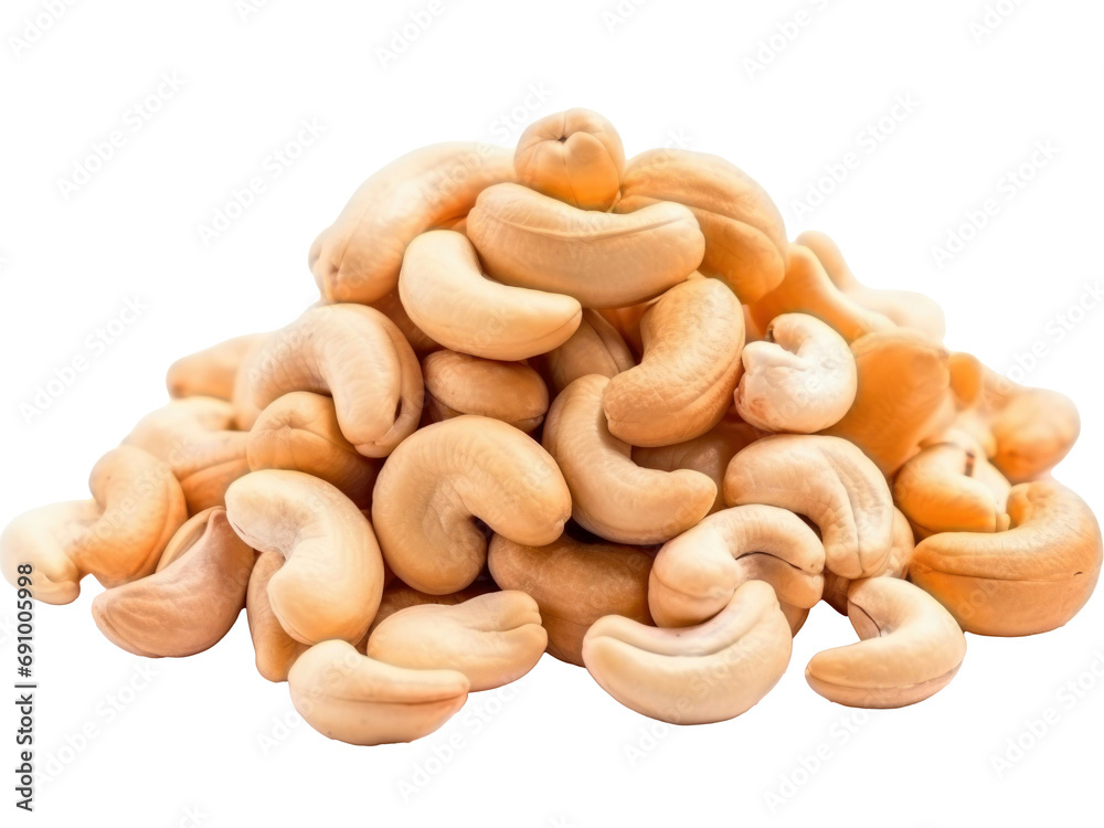 cashew nuts isolated on transparent background cashew nuts isolated on transparent background