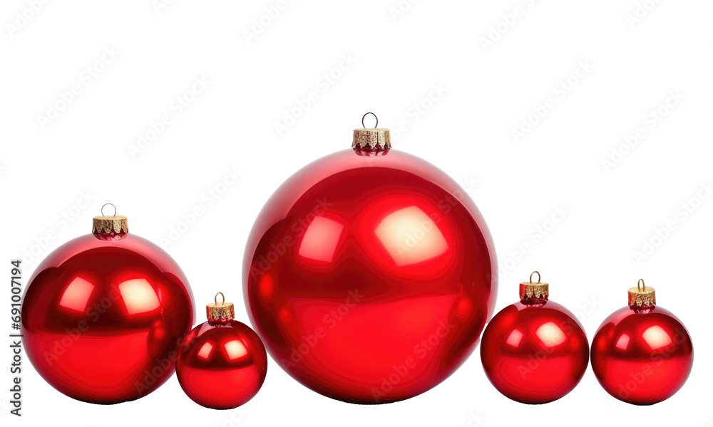 red christmas ball on transparent background red christmas ball on transparent background
