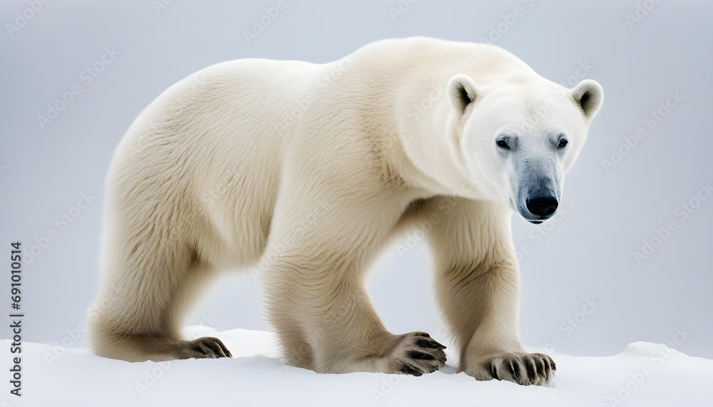 Fototapeta premium Portrait of white polar bear 