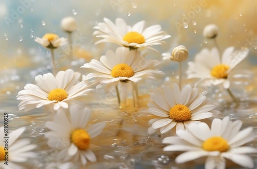 daisies in the water