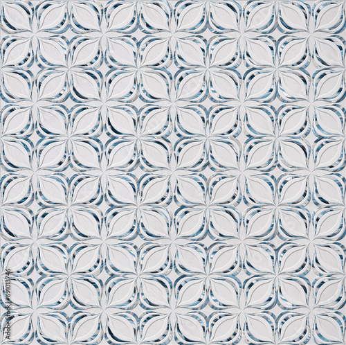 Wallpaper Mural 3d decorative geometric structure wallpaper background pattern, digital ceramic tile, carpet, cover. Torontodigital.ca