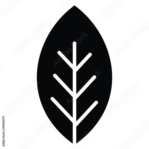 Leaf icon design, illustration design
