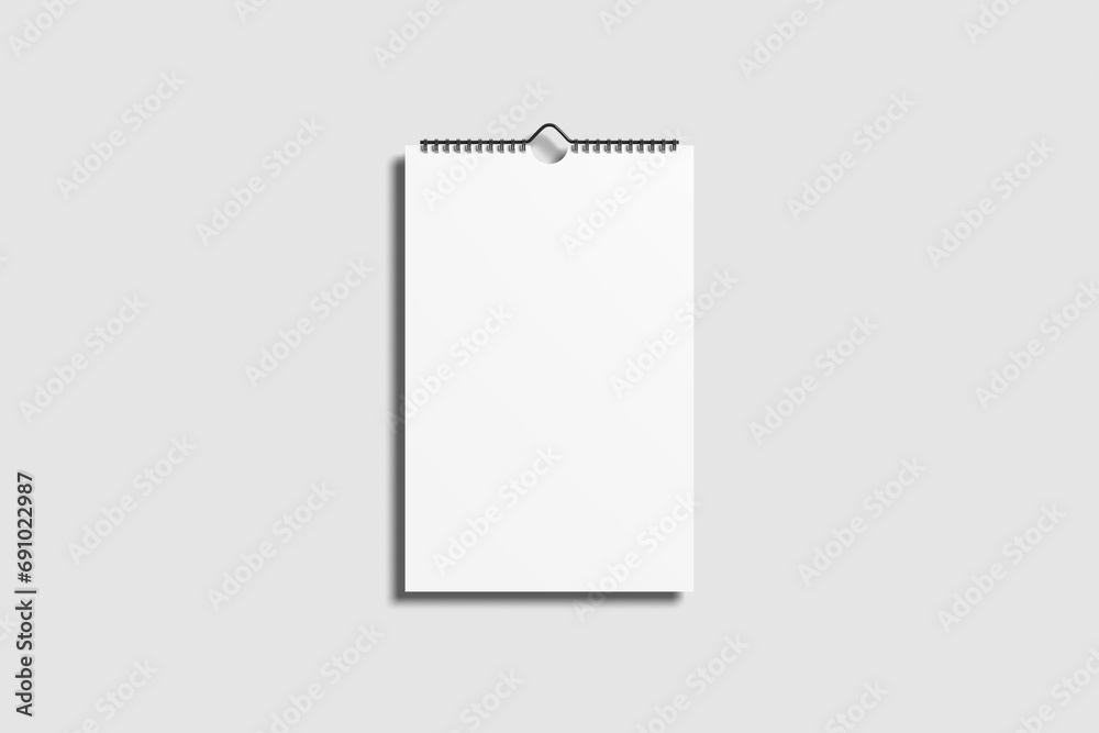 Blank calendar mockup Blank calendar mockup
