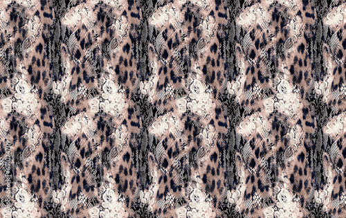 texture of a fur leopard pattern photo