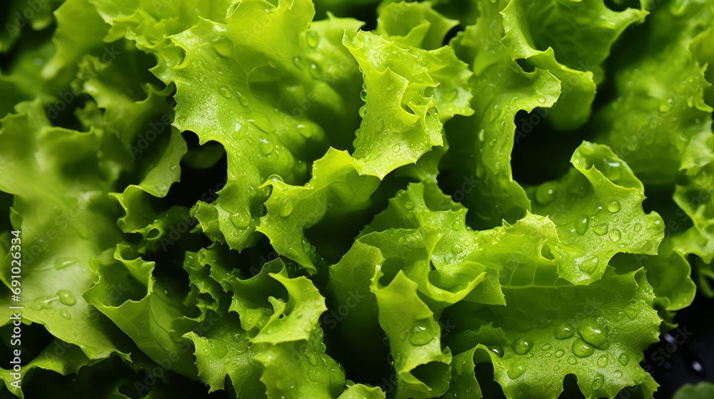 Green salad leaves. Salads closeup. Fresh Photorealistic healthy Salad. Green salad leaves. Salads closeup. Fresh Photorealistic healthy Salad.