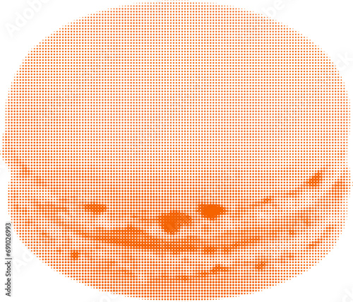 macaroon yellow, one, isolated on white background