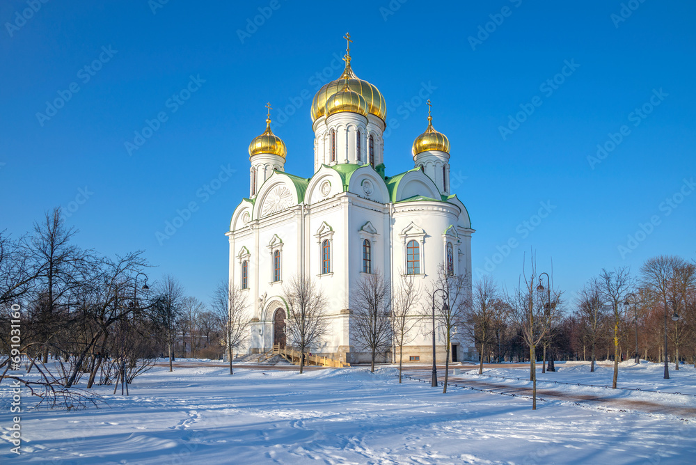 St. Catherine's Cathedral. Tsarskoye Selo (Saint Petersburg), Russia