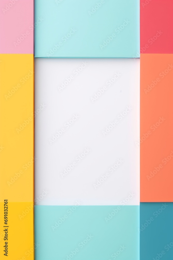 vertical colorful abstract background with squares  for social media post