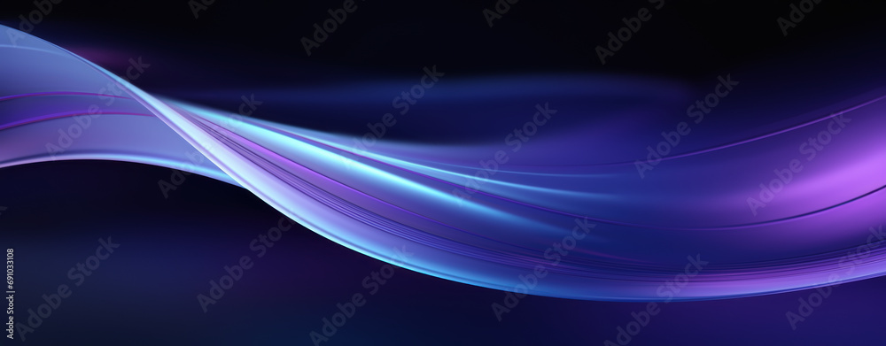 Fototapeta premium Blue Neon Business Background