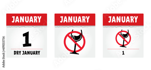 Dry january, that is an annual alcohol free month after the new year holiday. No alcohol during this. Stop drinking or alcohols drink. People to abstain from alcohol for the month of January.