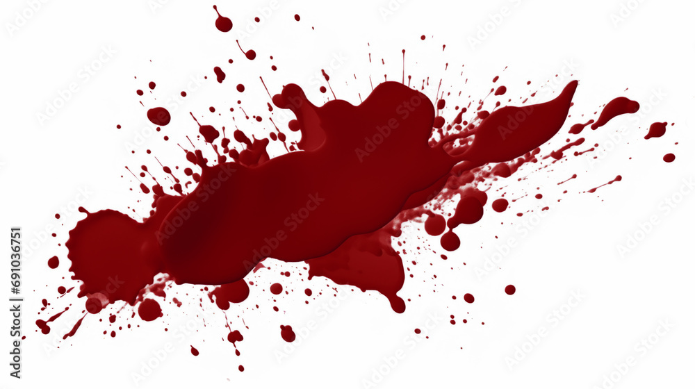 Blood Splatter and drops. Red liquid splash on white background. Bloody love. Blood Splatter and drops. Red liquid splash on white background. Bloody love.